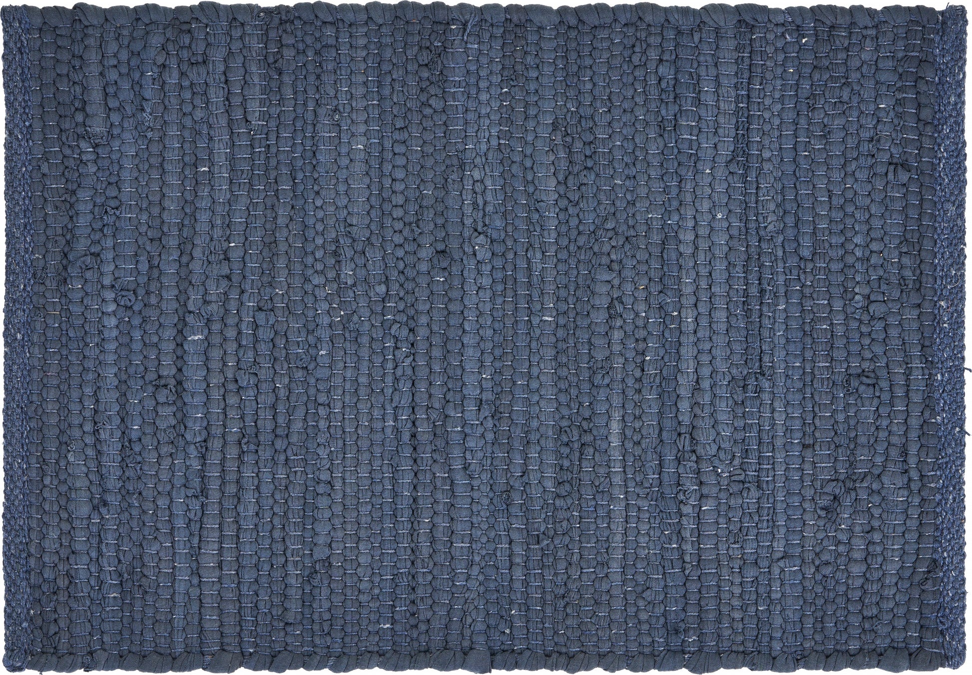 19" Set of Four Navy Blue Cotton Placemats-2