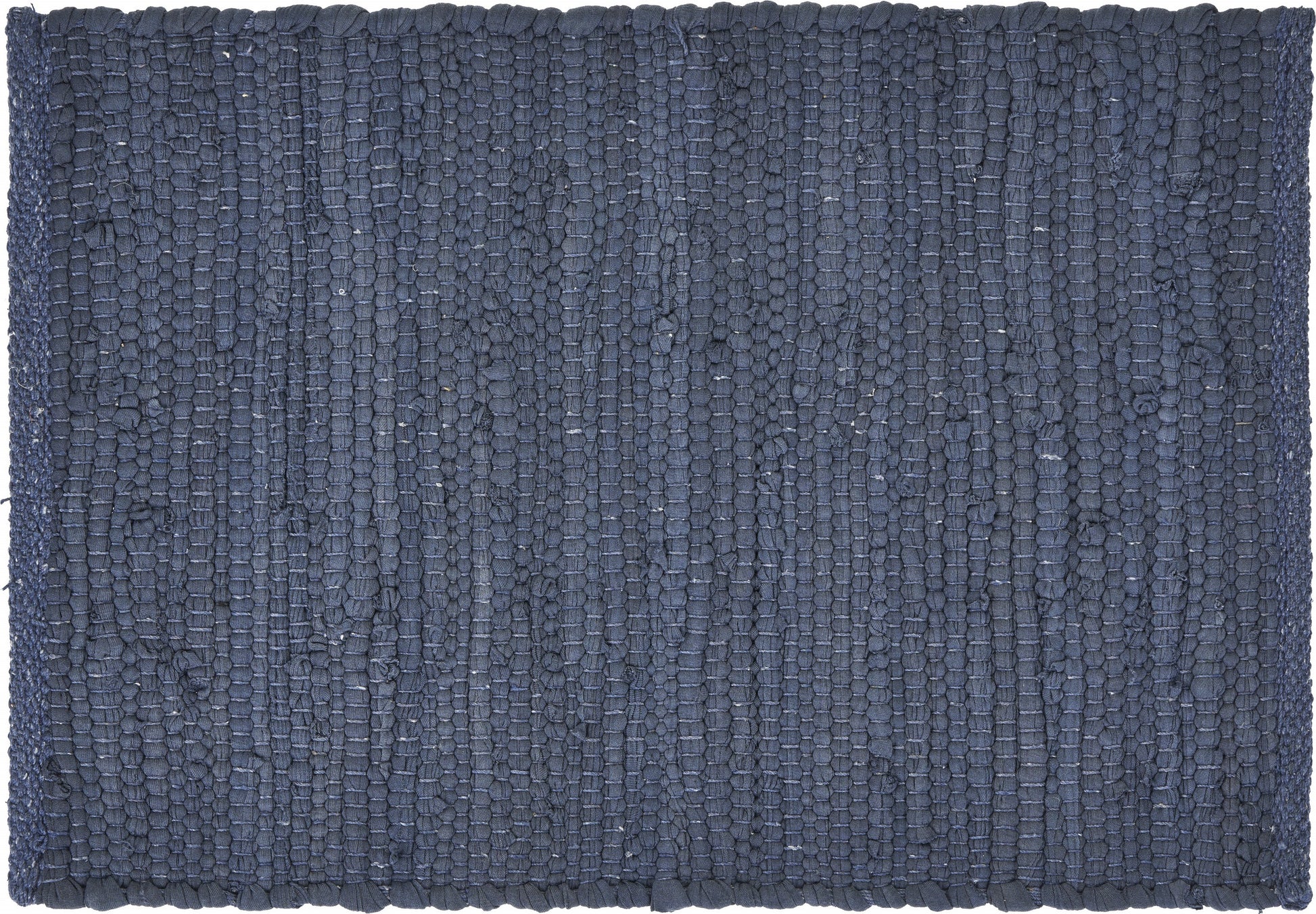 19" Set of Four Navy Blue Cotton Placemats-3